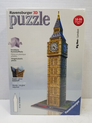 Big Ben 3D Puzzle Ravensburger 216 pc Sealed London England New | eBay