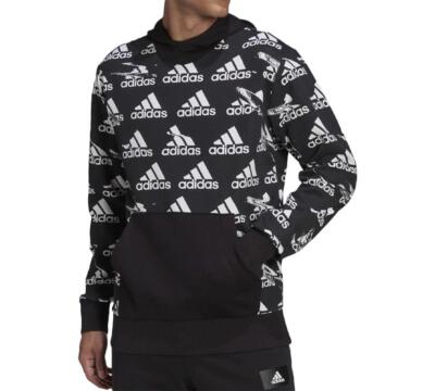Adidas Essential Brandlove French Terry Men's HE1782 Hoodie Black