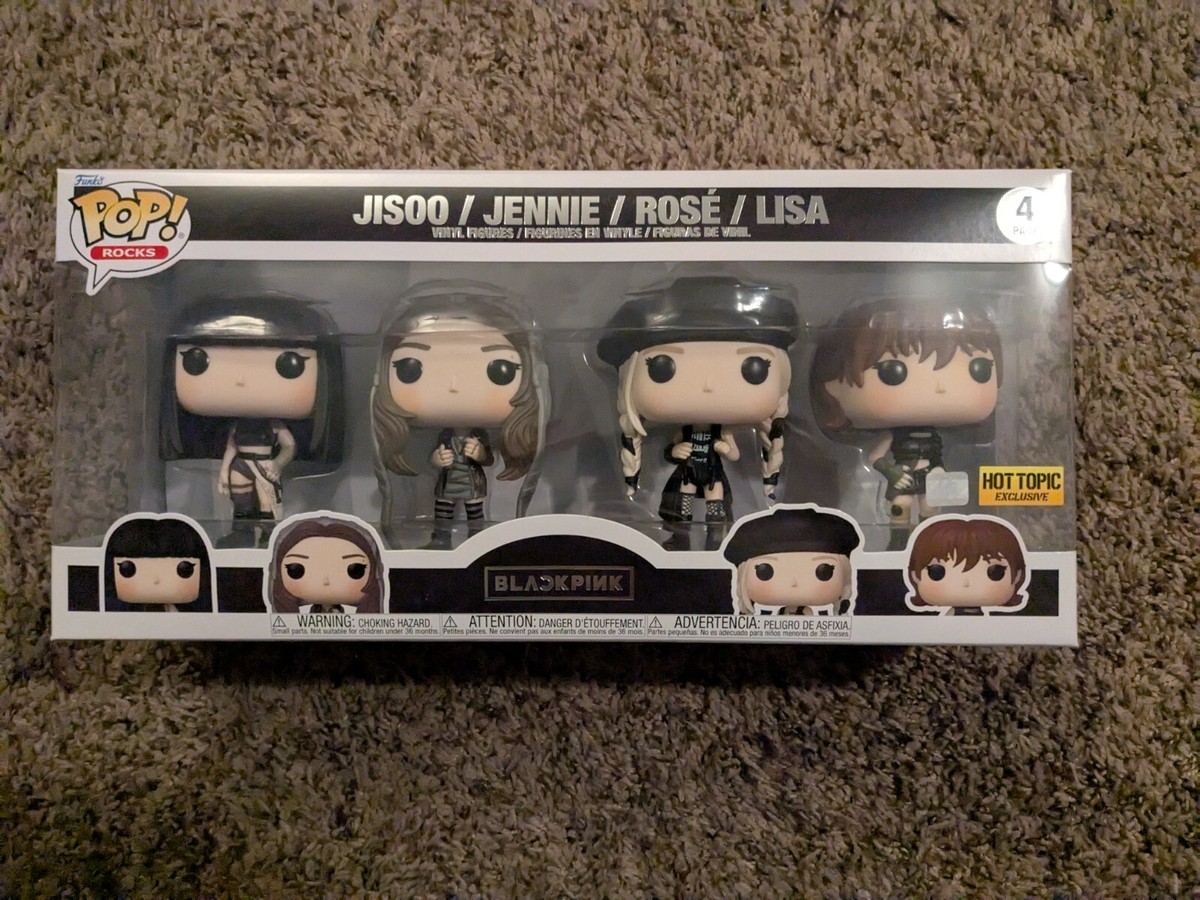 Funko Pop Blackpink 4 Pack Hot Topic Exclusive Figures Jisoo