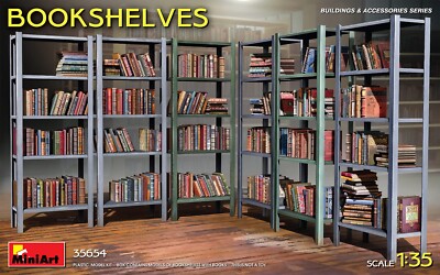 MiniArt 35654 Bookshelves 1/35