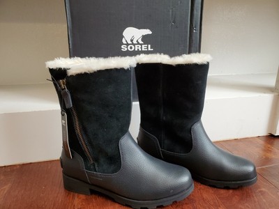 sorel emelie foldover black