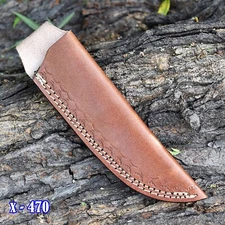 HANDMADE LEATHER KNIFE SHEATH X470