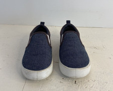 OshKosh B'Gosh Toddler Slip on Shoes Blue with a White Rubber Sole Size 9M
