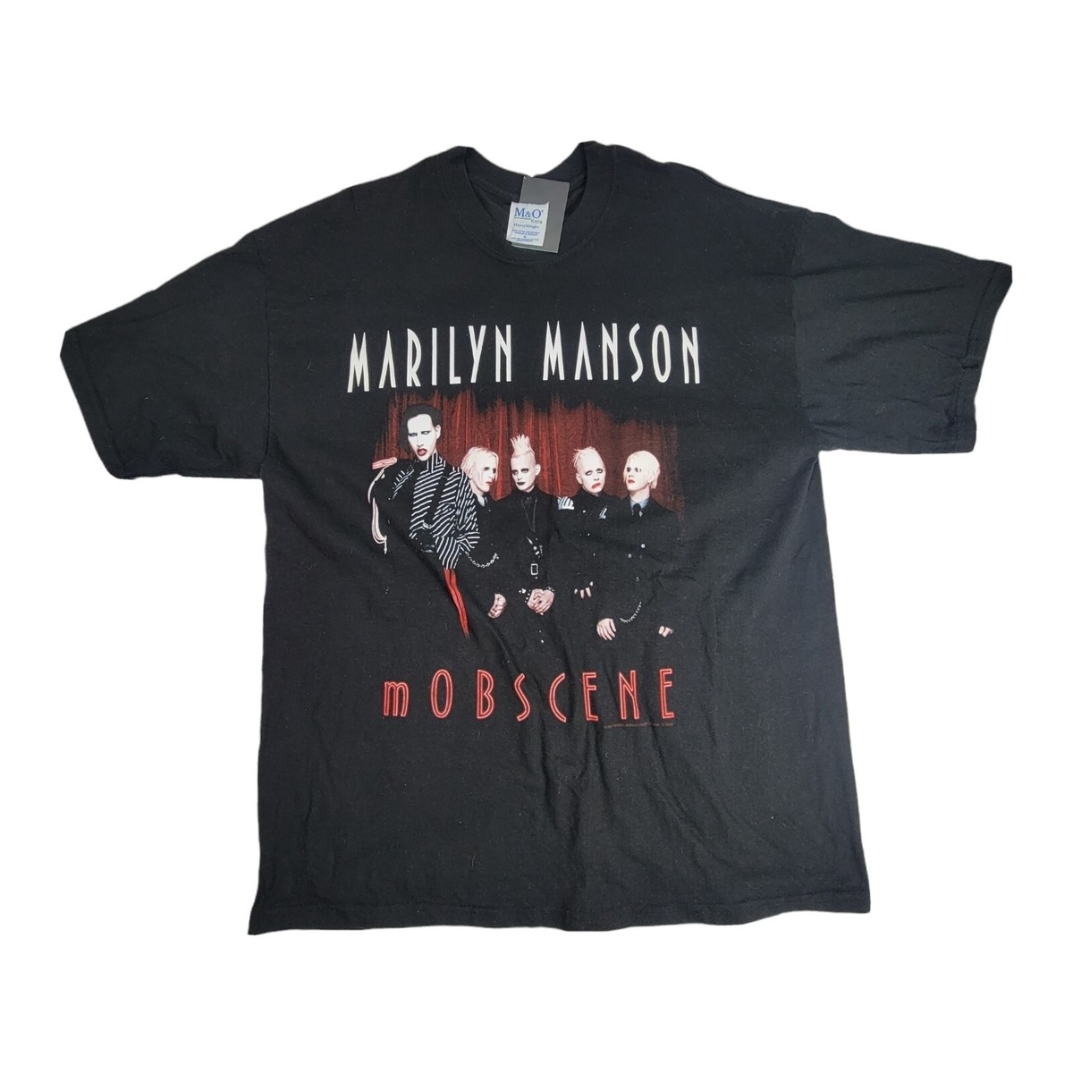 Vtg 00s Marilyn Manson T Shirt Metal Tee Mobscene XL | eBay