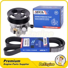 Power Steering Pump Serpentine Belt fit 2004 2005 2006 Toyota Camry Solara 2.4L