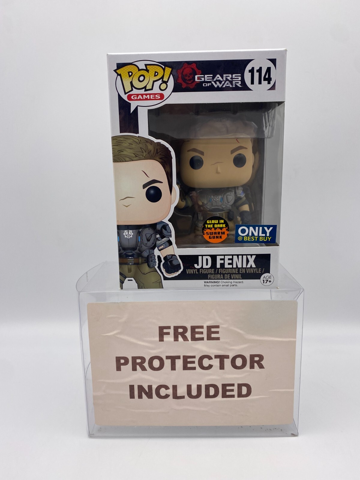 Sale Funko Pop Jd Fenix #114 Gears Of War Xbox Games Gitd Glows Vinyl Figure Best Buy