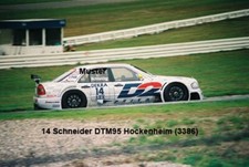 Zdjęcie 13x18 cm DTM 1995 Bernd Schneider - Mercedes-Benz Klasa C (02)
