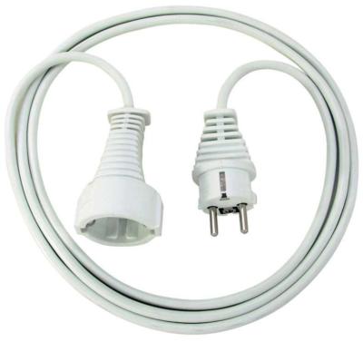 Brennenstuhl Qualitäts-Kunststoff-Verlängerungskabel H05VV-F 3G1,5 weiß 2 m