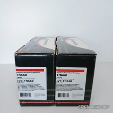 2-Pack Compatible TN660 Black Toner Cartridge