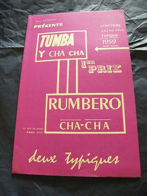 Tumba Y Cha Cha Rumbero Cha Cha Ruddy Castel Competition 1959