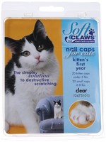Feline Soft Claws Nail Caps Kitten Clear , New, Free Shipping on sale Feline Soft Claws Nail Caps Kitten Clear , New, Free Shipping on sale