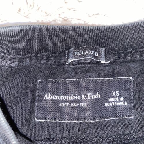 Abercrombie & Fitch ACDC Shirt Men’s XS Black Grunge High Voltage Graphic Tee - Picture 2 of 4