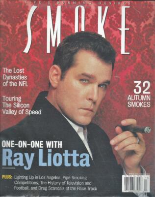 Smoke Magazine Fall 2001 Ray Liotta Lost Dynasties NFL Tour Silicon Valley  Speed