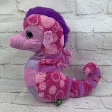 Seahorse Wild Republic Cuddlekins 12" Hot Pink Purple Beanbag Plush Sea Horse