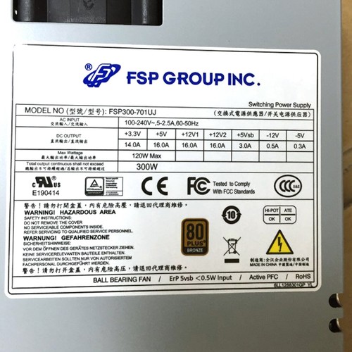 For FSP FSP300-701UJ 300W Server Industrial Control Power Supply - Picture 3 of 5