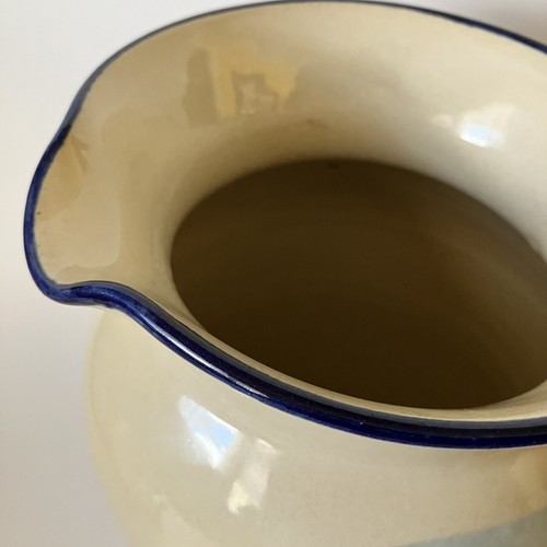 Marshall Pottery Stoneware Pitcher Painted Rooster Signed Heriberto Rodriguez - Picture 5 of 7