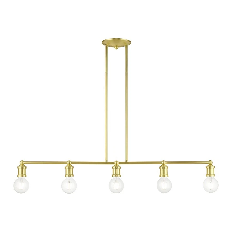 Wide linear chandelier online