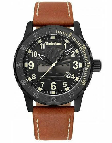 Orologio Uomo TIMBERLAND In Vera Pelle Cassa Acciaio Nero Collezione 2021  NEW! | eBay