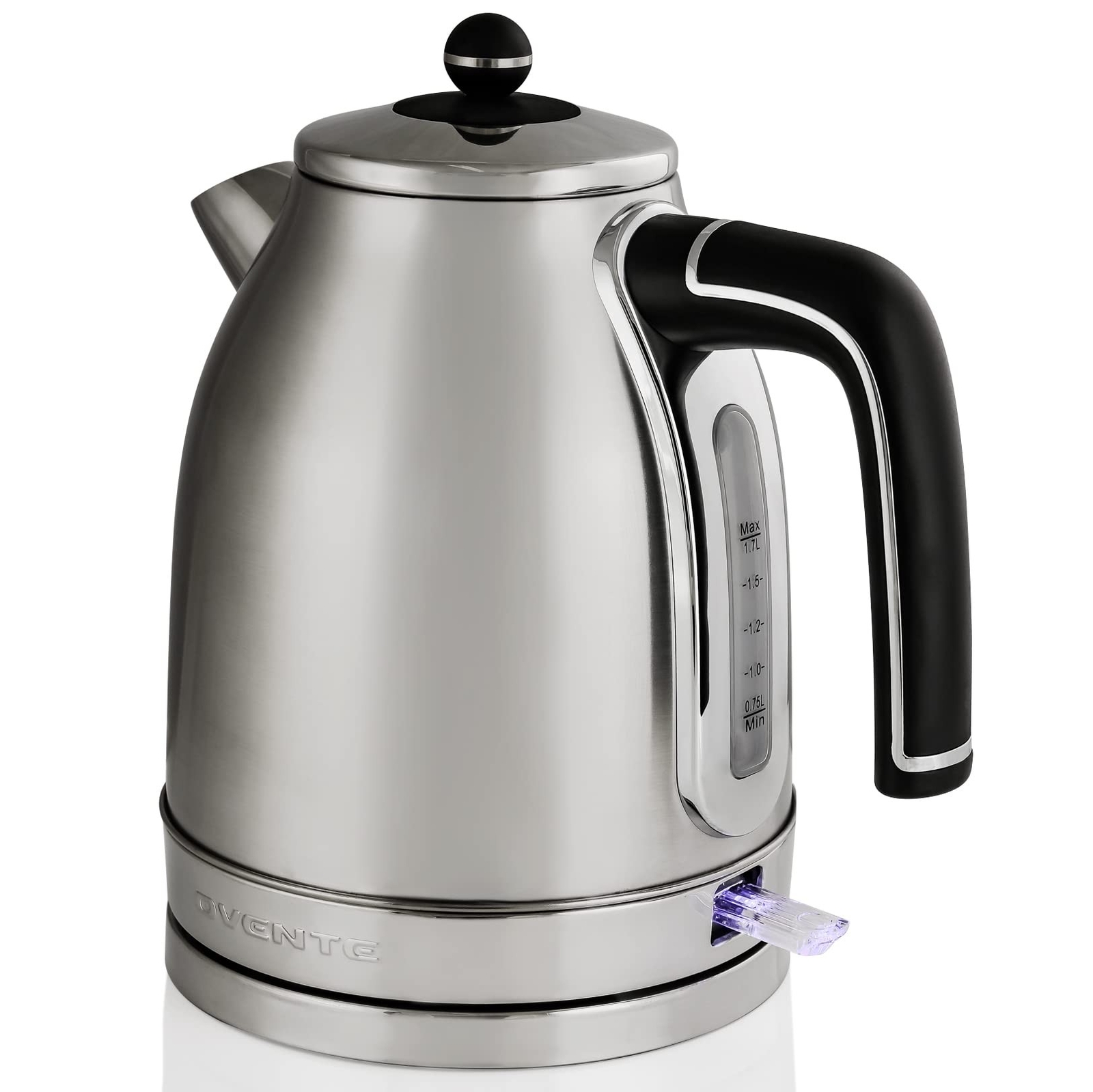 OVENTE 1.7L Electric Kettle, 1500W Fast Boiling Water Heater for Coffee or Te...-image