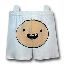 CARTOON NETWORK Adventure Time FINN FACE ADULT BOXER XL NEW!! OFFICIAL MERCHANT