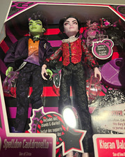 Monster High Kieran Valentine Spelldon Cauldronello 12 in 2-Pack JHK60
