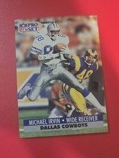 1991 Pro Set #132 Michael Irvin Dallas Cowboys Football Card