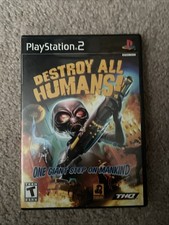Destroy All Humans Sony PlayStation 2, PS2, Black Label   Complete Tested