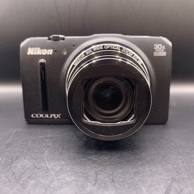 Nikon COOLPIX S9700 Black 16.0 MP Digital Camera English OK