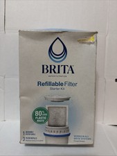 Brita Refillable Filter Starter Kit w/ Reusable Filter Shell 3 Filter Refills