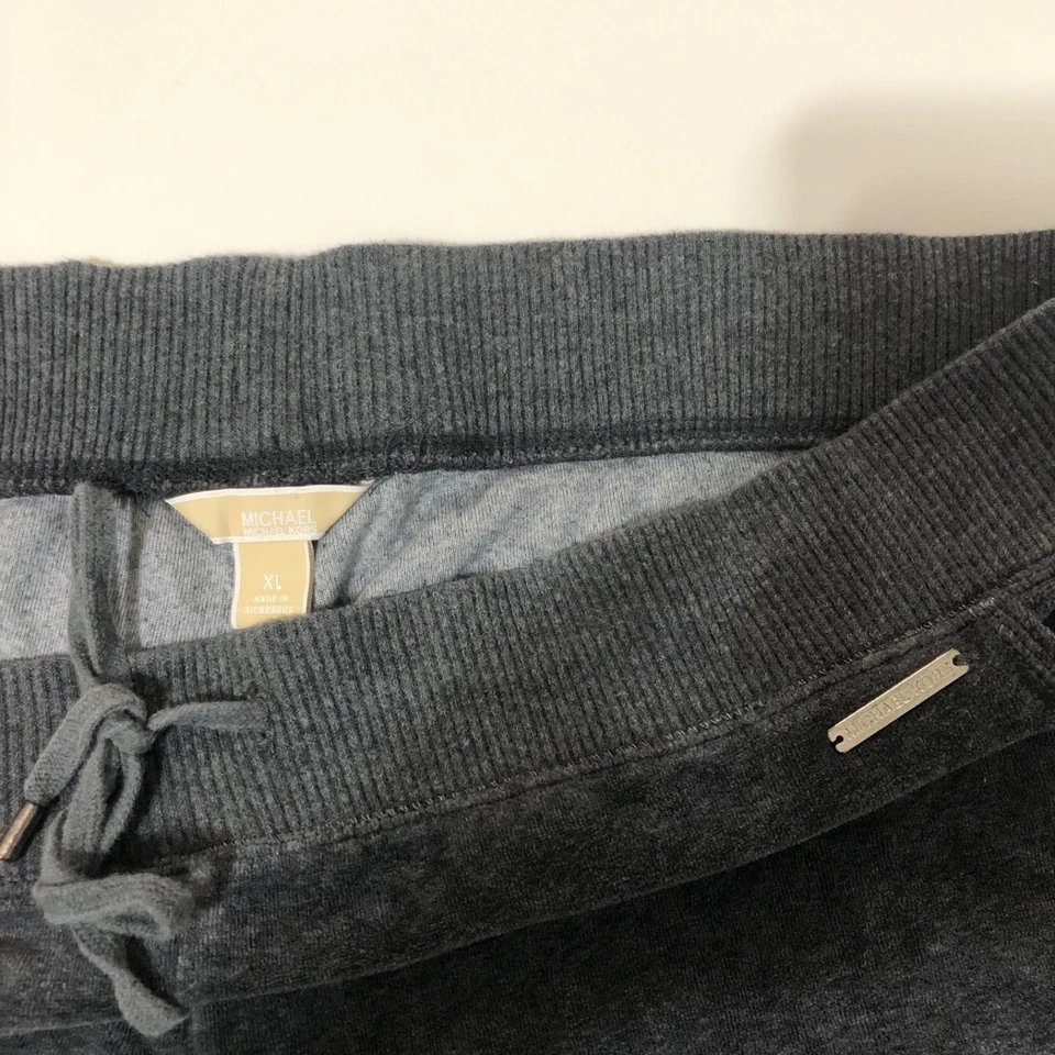 Pantalones Michael Kors Terciopelo Pierna Ancha Ropa de Salón Cómodos Elastizados Para Mujer XL Foto 3 de 4