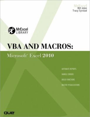 Vba And Macros: Microsoft Excel 2010 Taschenbuch Bill, Syrstad,