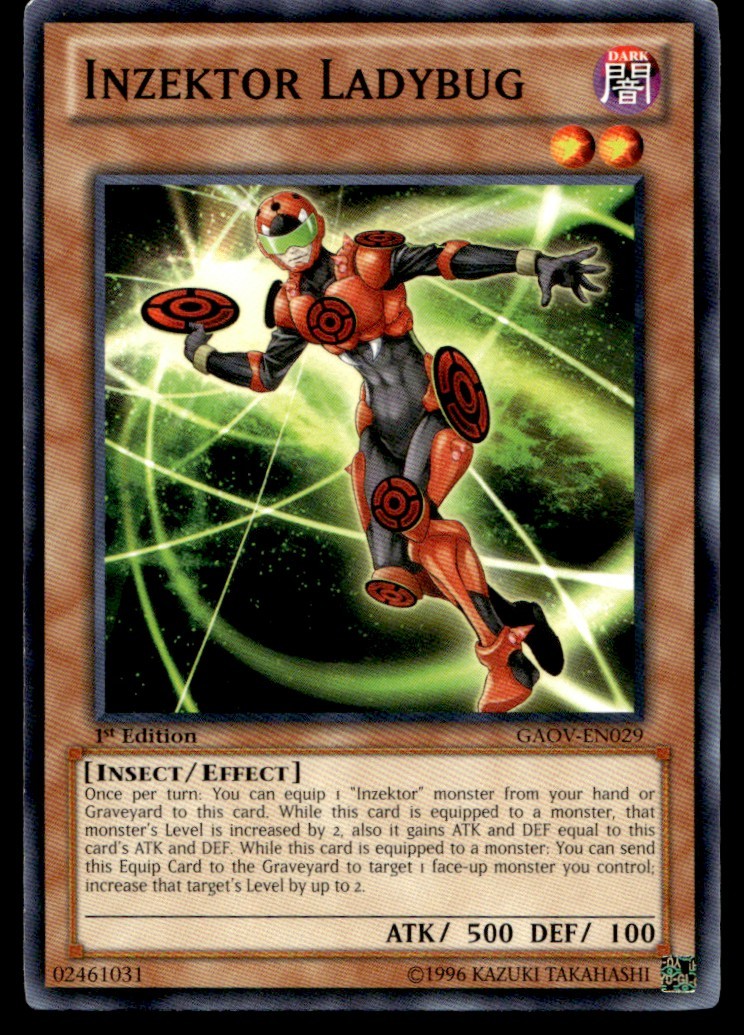 Inzektor Ladybug GAOV GAOV-EN029 MP YuGiOh 