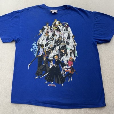 Bleach Shirt The Soul Reapers Rare Vintage Large Shonen Jump Anime Ichigo Renji