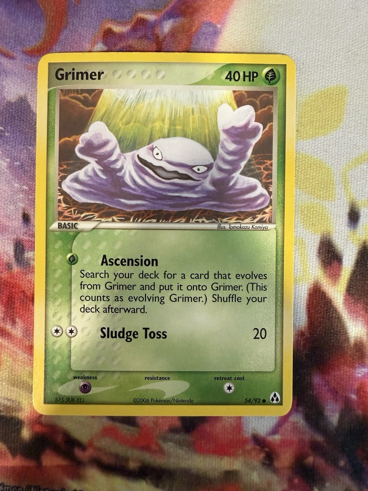 Pokemon Ex Legend Maker Grimer Common (54/92)