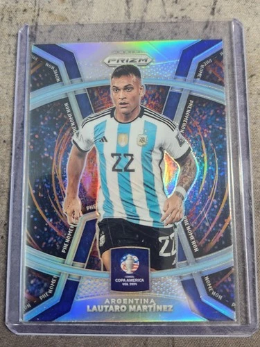 2024 PANINI PRIZM COPA AMERICA LAUTARO MARTINEZ #2 PHENOMENON SILVER SP C3