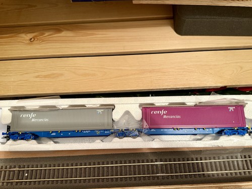Roco 76641 Doppeltragwagen Sggnoss Renfe H0 neu OVP | Zustand: Neu