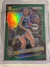 2025  Prizm WNBA #138 Maddy Westbeld Green Prizm Refractor Rookie Sky Notre Dame