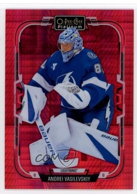 2025-26 O-Pee-Chee Platinum Red Prism /199 Andrei Vasilevskiy #73 5dz