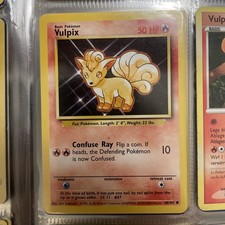Pokémon Karte Vulpix 68/102 Basis Set Base Englisch  Pokemon Vintage TCG 