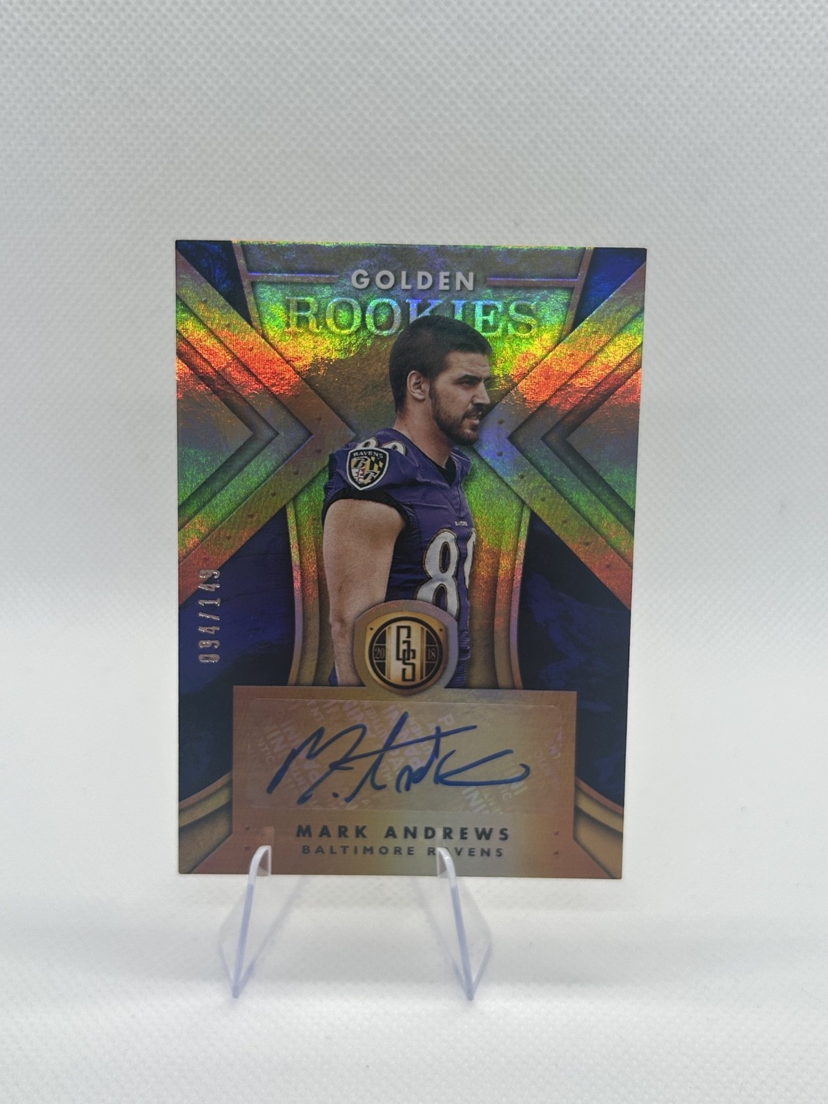2018 Gold Standard Mark Andrews Golden Rookies Auto /149 #GR-MA