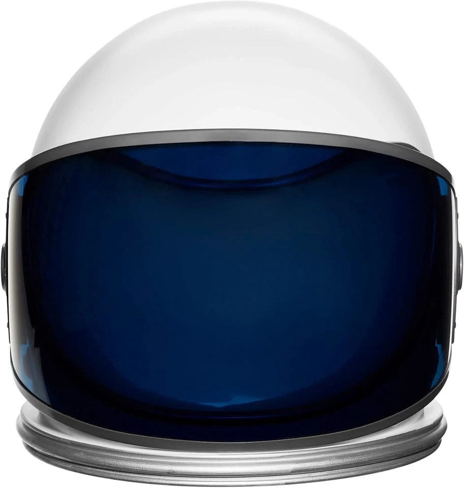 成人白色宇航员头盔 | 宇航员角色扮演 | 宇航员服装配件... — 第 4/4 张图片