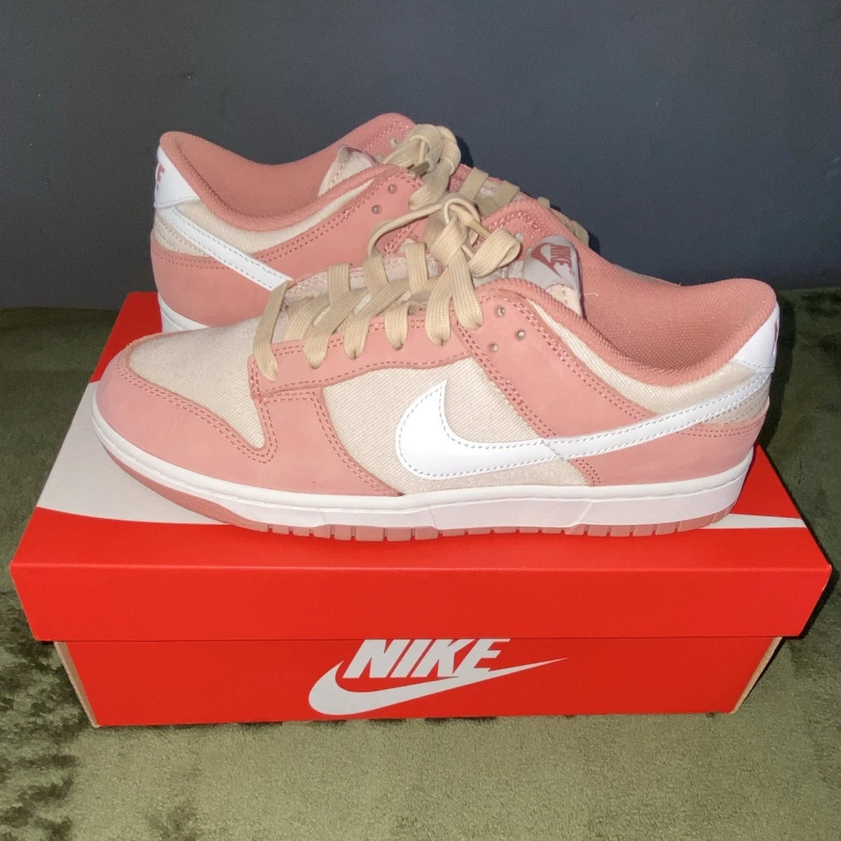 Nike Dunk Low Pink W for sale | eBay