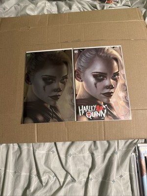 HARLEY QUINN #41 CARLA COHEN EXCLUSIVE TRADE/B&W VIRGIN FOIL VARIANT