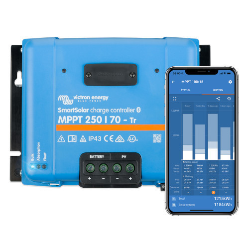 Victron Energy SmartSolar MPPT 250/70-Tr Solar Charge Controller SCC125070221