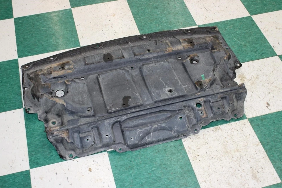 09-20 370z Black Front Engine Splash Guard Skid Panel Shield Plate OEM Factory - Image 2 of 4