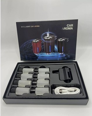 Smart Intelligent Auto Aroma Diffusor Set - 8 Flaschen Schwarz