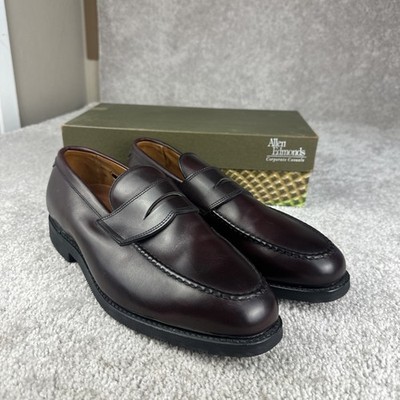 Allen Edmonds Penny Loafers Mens Size 12 D Burgundy Leather  display picture 3