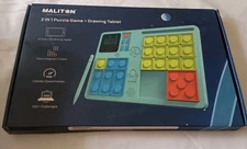 Maliton 2 IN 1 Puzzle Game + Drawing Tablet