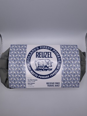 Reuzel Clay Matte Pomade Travel Kit - New & Sealed Pomades - Hollands Finest 