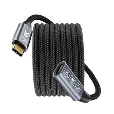 20Ft USB C Extension Cable 20Gbps/100W Extender 4K 60Hz Fits Thunderbolt 4/3